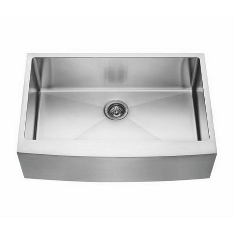 Farmhouse Single Bowl Apron Mount Stainless Steel Kitchen Sink XJ3322SA